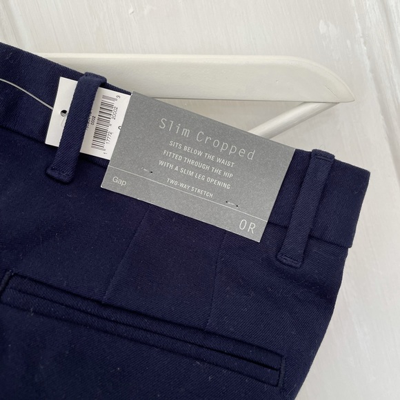 BNWT Gap navy cigarette trousers - Picture 3 of 4
